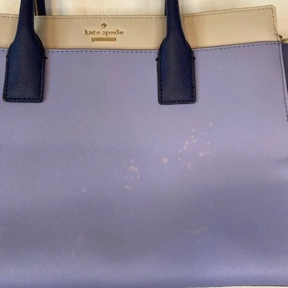 Kate Spade New York Purple blue tan bag - Picture 3 of 12